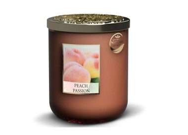 CANDELA SOIA PROFUMATA PEACH PASSION PICCOLA 110G HEART&HOME