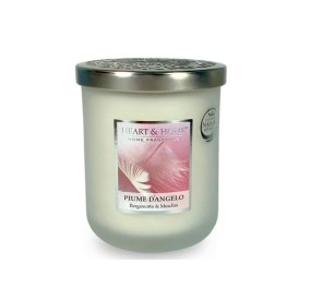 CANDELA SOIA PROFUMATA PIUME D'ANGELO PICCOLA 115G HEART&HOME