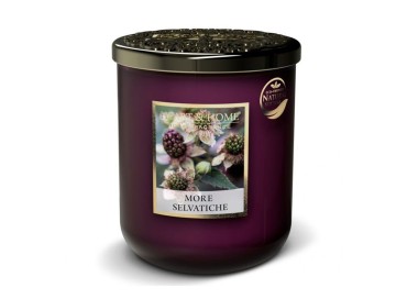 CANDELA SOIA PROFUMATA MORE SELVATICHE PICCOLA 110G HEART&HOME