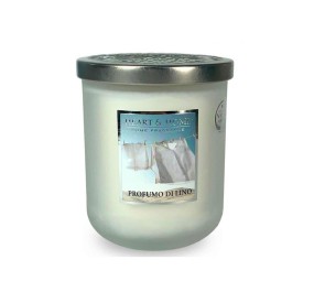 SCENTED SOY CANDLE LINEN SCENT SMALL 115G HEART&HOME