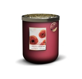 SMALL SCENTED SOY CANDLE CAREZZA D'AMORE 110G HEART&HOME