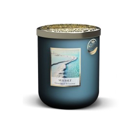 CANDELA SOIA PROFUMATA SEA SALT PICCOLA 110G HEART&HOME