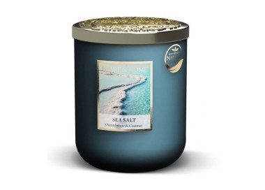 CANDELA SOIA PROFUMATA SEA SALT PICCOLA 110G HEART&HOME