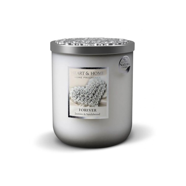 FOREVER SMALL SCENTED SOY CANDLE 115G HEART&HOME