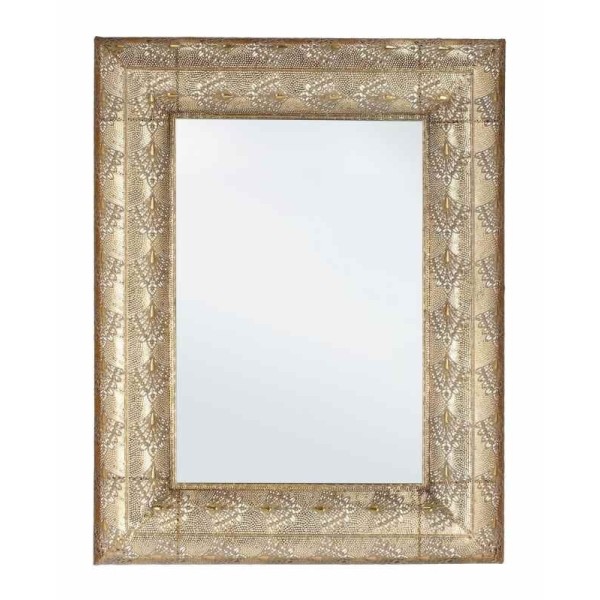 LARJAM GOLD METAL MIRROR 70x90.5CM BIZZOTTO