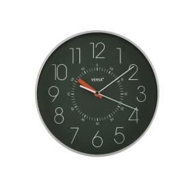 VERSA GREEN WALL CLOCK 30.5cm