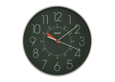 VERSA GREEN WALL CLOCK 30.5cm