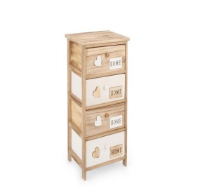 CHEST OF DRAWERS 4C EMOTIONS 26x32x81CM BIZZOTTO