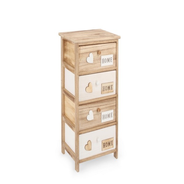 CHEST OF DRAWERS 4C EMOTIONS 26x32x81CM BIZZOTTO