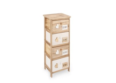 CHEST OF DRAWERS 4C EMOTIONS 26x32x81CM BIZZOTTO