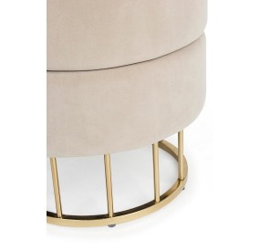 PAVLINA BEIGE STORAGE STOOL BIZZOTTO