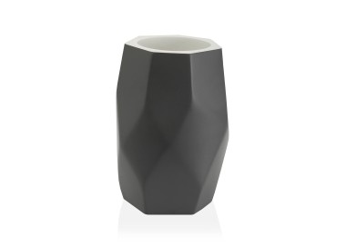 VERSA HEXAGON TOOTHBRUSH HOLDER DARK GREY