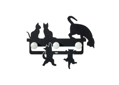 CATS CATTITUDE WALL CLOTH HANGER SMALL ARTI&MESTIERI