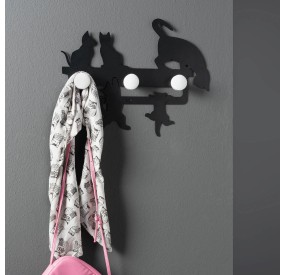 CATS CATTITUDE WALL CLOTH HANGER SMALL ARTI&MESTIERI