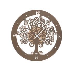 ROUND WALL CLOCK TREE OF LIFE ARTI E MESTIERI DIAM. 44CM