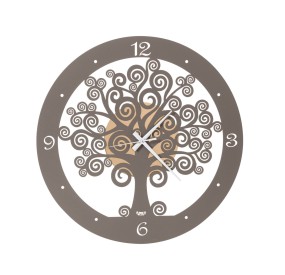 ROUND WALL CLOCK TREE OF LIFE ARTI E MESTIERI DIAM. 44CM