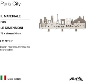 PARIS CITY WALL CLOTH HANGER ARTI&MESTIERI