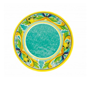 BRANDANI CITRUS MELAMINE SOUTH PLATE