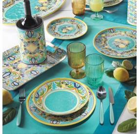 BRANDANI CITRUS MELAMINE SOUTH PLATE