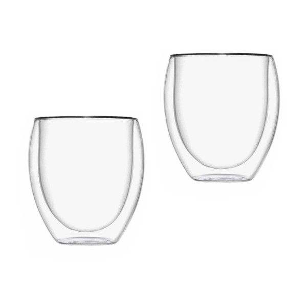 SET OF 2 BRANDANI DOUBLE GLASSES