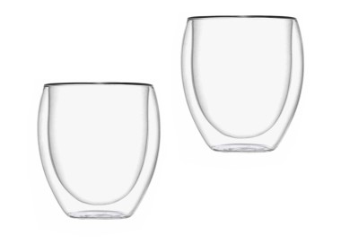 SET OF 2 BRANDANI DOUBLE GLASSES