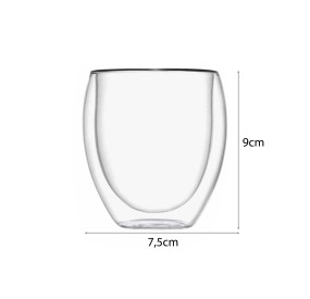 SET OF 2 BRANDANI DOUBLE GLASSES