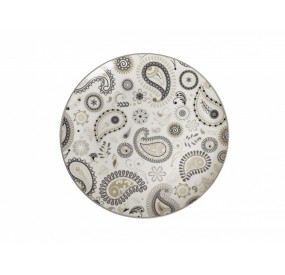 BRANDANI COUPE' SHANTI DINNER PLATE IN PORCELAIN