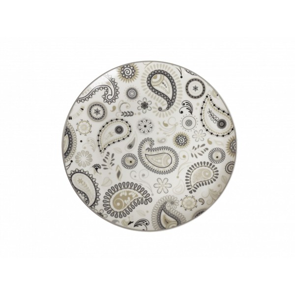 BRANDANI COUPE' SHANTI DINNER PLATE IN PORCELAIN