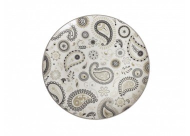 BRANDANI COUPE' SHANTI DINNER PLATE IN PORCELAIN