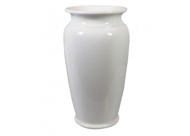 BRANDANI WHITE CERAMIC UMBRELLA STAND