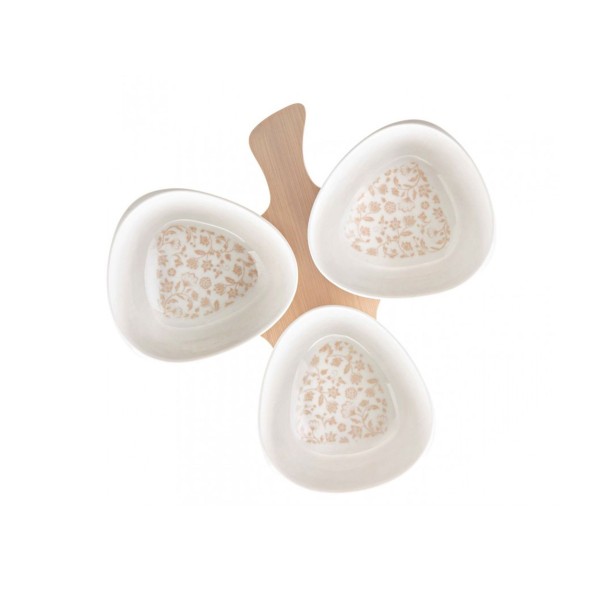 BRANDANI PORCELAIN CLOVER FLOWER STARTERS