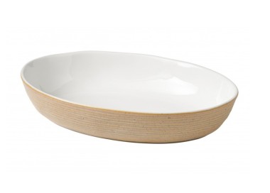 BRANDANI STONEWEAR PORCELAIN REACTIVE CREAM DISH