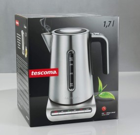 BOLLITORE ELETTRICO PROFESSIONALE 1,7LT ACCIAIO INOX TESCOMA