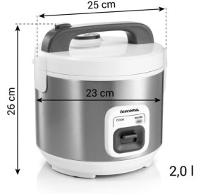 TESCOMA STAINLESS STEEL ELECTRIC RICE COOKER