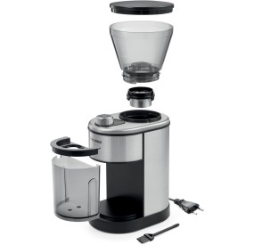 MACINA CAFFE' ELETTRICO ACCIAIO INOX TESCOMA