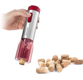 CAVATAPPI VINO ELETTRICO ACCIAIO INOX TESCOMA