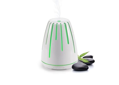 TESCOMA WHITE ULTRASONIC COLORED LAVA LAMP FOR SCENTED ESSENCES