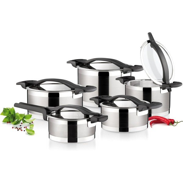 TESCOMA ULTIMATE LINE STAINLESS STEEL 5 POT SET