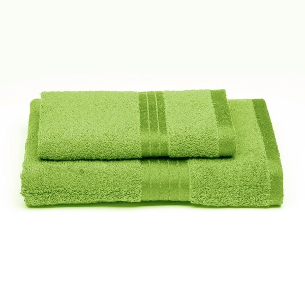 SOFT TERRY TOWEL SET 100% COTTON 2PCS - MULTICOLORED