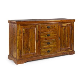 CHATEAUX ACACIA WOOD DRESSER 2 DOORS 150x45CM H86CM BIZZOTTO