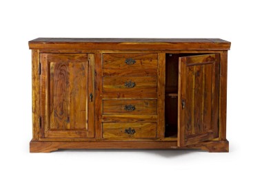 CHATEAUX ACACIA WOOD DRESSER 2 DOORS 150x45CM H86CM BIZZOTTO