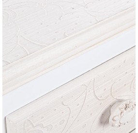 CLORINNE CHEST OF 4 DRAWERS WHITE WOOD BIZZOTTO 40x83