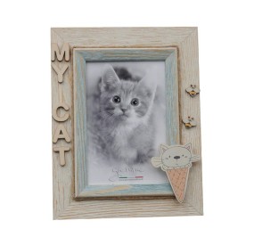 KBT117B CORNICE PORTA FOTO LEGNO MY CAT GIEMME 10x15cm