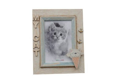 KBT117B CORNICE PORTA FOTO LEGNO MY CAT GIEMME 10x15cm