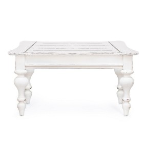 WHITE WOODEN TABLE 60x90 BIZZOTTO