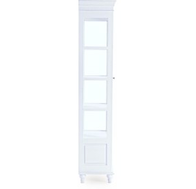 DAISY SHOWCASE 1 DOOR WHITE WOOD 48x33 H168cm BIZZOTTO