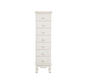 CLORINNE CHEST OF 7 DRAWERS WHITE WOOD BIZZOTTO 29x113