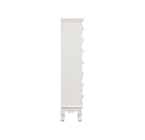 CASSETTIERA CLORINNE 7 CASSETTI LEGNO BIANCO BIZZOTTO 29x113cm