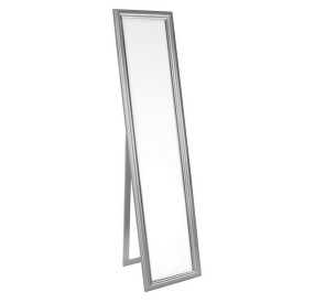 ST SANZIO MIRROR SILVER WOOD FRAME 40x170 BIZZOTTO