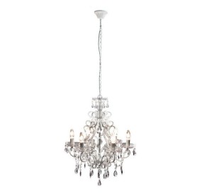 6 LIGHT CHANDELIER TALCY WHITE BIZZOTTO